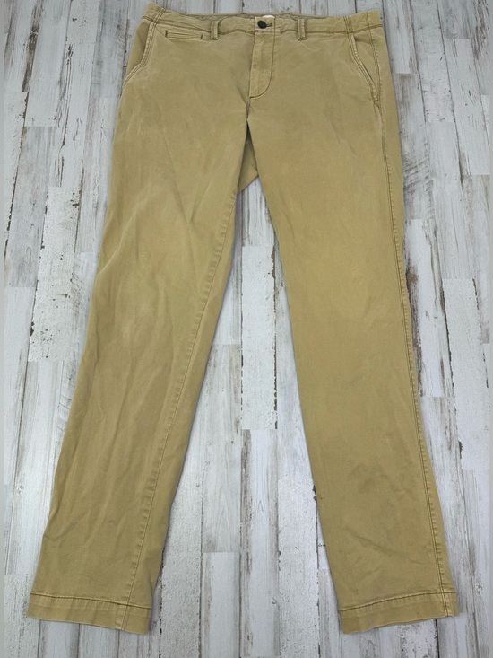 GAP Other - Gap Mens Slim Leg Pants Khaki Tab Size 36x33.5 Button Zip Close